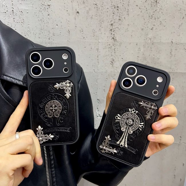 5A Leather Phone Case Black