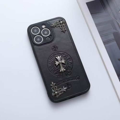 5A Leather Phone Case Black