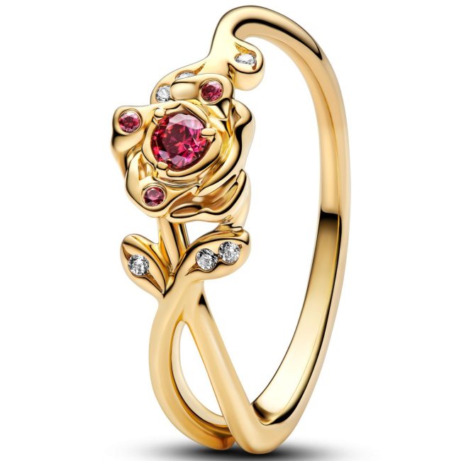 5A Women Alloy Rose Ring