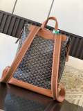 Original Cisalpin Classic Goyardine Canvas Backpack