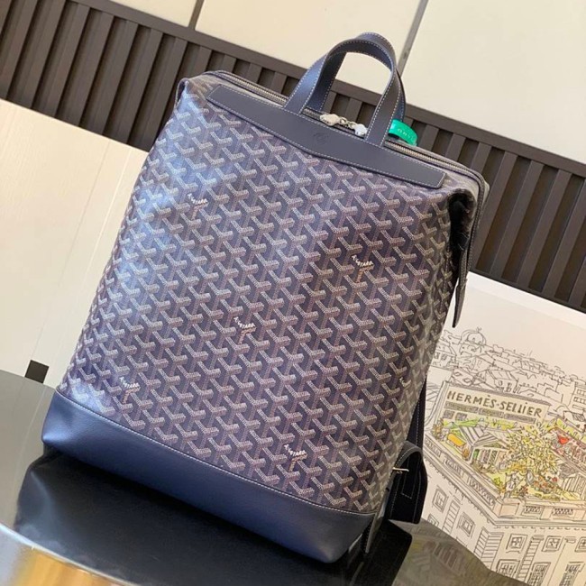 Original Cisalpin Classic Goyardine Canvas Backpack