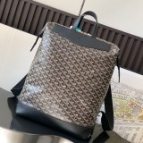 Original Cisalpin Classic Goyardine Canvas Backpack