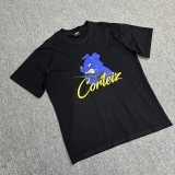 5A Unisex Dog Graphic T-shirt Black 3109