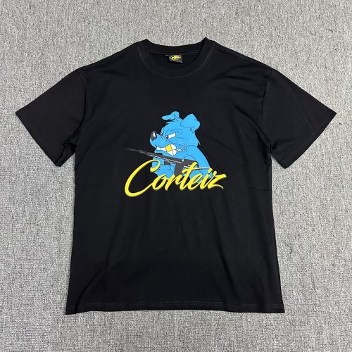 5A Unisex Dog Graphic T-shirt Black 3109