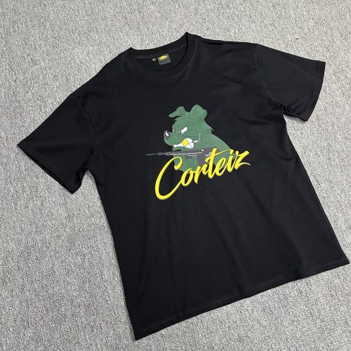 5A Unisex Dog Graphic T-shirt Black 3109