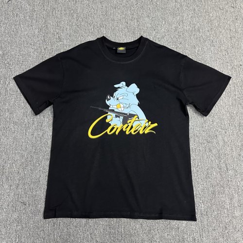 5A Unisex Dog Graphic T-shirt Black 3109