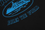 5A Reflective Alcatraz Rules The World Tee Black 3102