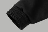 Original Men Monogram Debossed Suede Leather Tracksuit Jacket