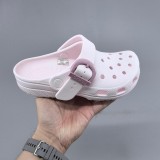 5A Classic Enamel Buckle Clogs Unisex Slip-On Sandals