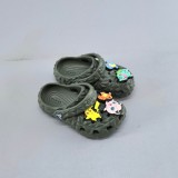 5A Kids Classic Geometric Clogs