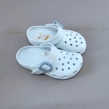 5A Classic Enamel Buckle Clogs Unisex Slip-On Sandals