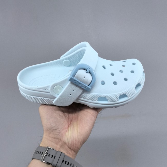 5A Classic Enamel Buckle Clogs Unisex Slip-On Sandals