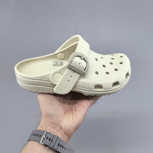 5A Classic Enamel Buckle Clogs Unisex Slip-On Sandals