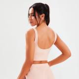 5A Women Sports Bra High-Waist Drawstring Shorts Set 5109