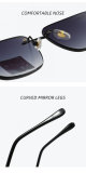 5A Square Frame Polarized Sunglasses 3768