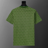 5A Classic Diamond Pattern Cotton Crew Neck Short Sleeve T-Shirt