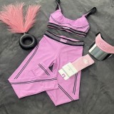 5A High-Waisted Leggings And A Matching Sports Bra Set