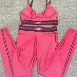 5A High-Waisted Leggings And A Matching Sports Bra Set