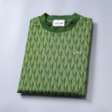 5A Classic Diamond Pattern Cotton Crew Neck Short Sleeve T-Shirt