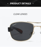 5A Metal Frame Polarized Sunglasses 3763