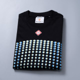 5A Gradient Dot Print Cotton Crew Neck T-Shirt