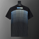 5A Gradient Dot Print Cotton Crew Neck T-Shirt