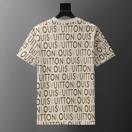5A Men's Cotton Full-Print Logo Short Sleeve T-Shirt