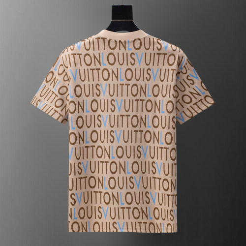 5A Men's Cotton Full-Print Logo Short Sleeve T-Shirt