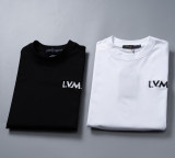 5A Men's Embroidered Logo Cotton Crew Neck Short Sleeve T-Shirt