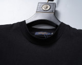 5A Men's Embroidered Logo Cotton Crew Neck Short Sleeve T-Shirt
