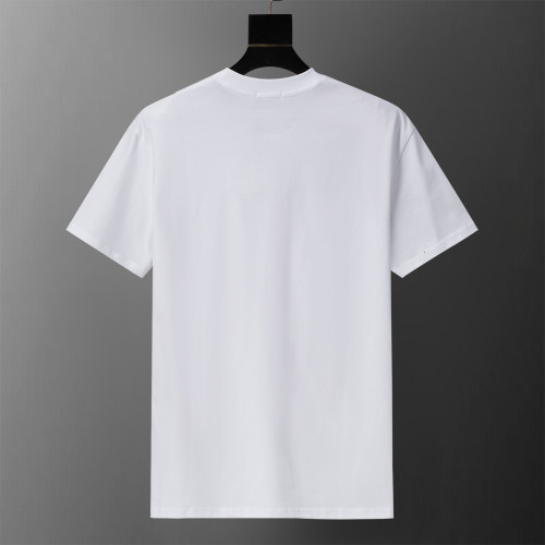 5A Men's Cotton Crew Neck Short Sleeve T-Shirt with Chest Pocket