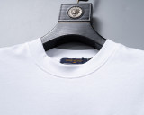 5A Men's Embroidered Logo Cotton Crew Neck Short Sleeve T-Shirt