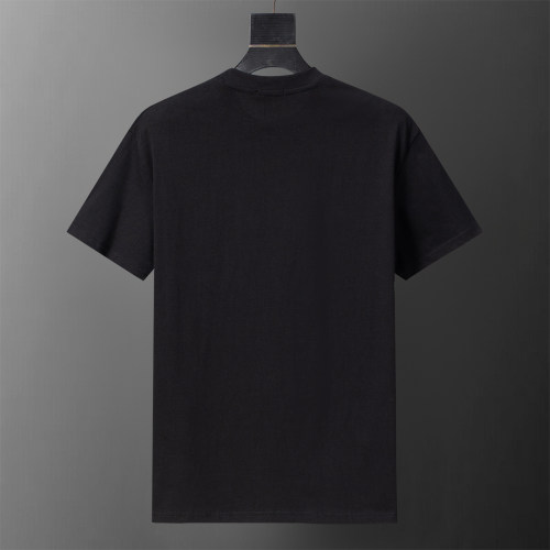 5A Men's Cotton Crew Neck Short Sleeve T-Shirt with Chest Pocket