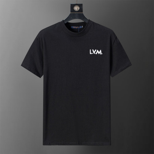 5A Men's Embroidered Logo Cotton Crew Neck Short Sleeve T-Shirt