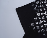 5A Men's Cotton Gradient Monogram Print Short Sleeve T-Shirt
