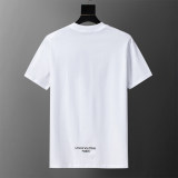 5A Men's Embroidered Logo Cotton Crew Neck Short Sleeve T-Shirt