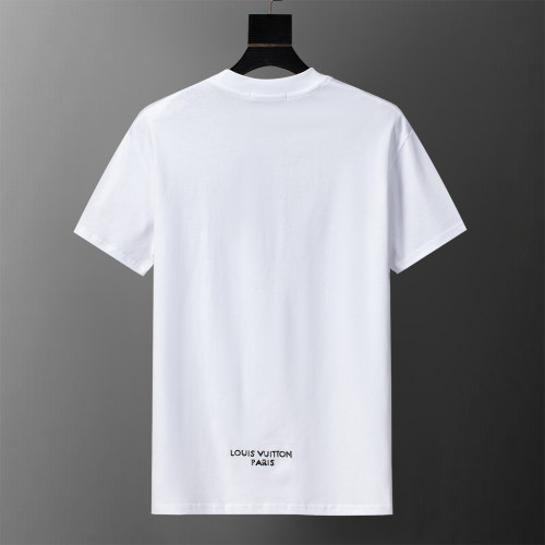 5A Men's Embroidered Logo Cotton Crew Neck Short Sleeve T-Shirt
