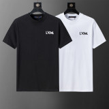 5A Men's Embroidered Logo Cotton Crew Neck Short Sleeve T-Shirt