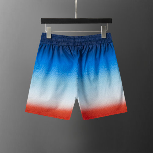 5A Men's Tri-Color Gradient Swim Shorts Beach Shorts