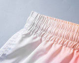 5A Men's Tri-Color Gradient Swim Shorts Beach Shorts