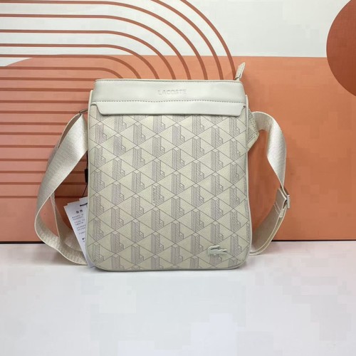 5A Men's Monogram Print Large Vertical Flat Crossbody Bag