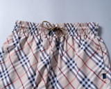 5A Men's Classic Check Swim Shorts Quick-Dry Beach Shorts