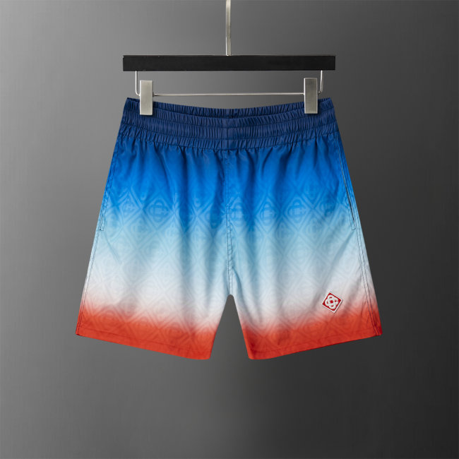 5A Men's Tri-Color Gradient Swim Shorts Beach Shorts