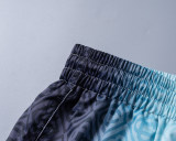 5A Men's Gradient Print Swim Shorts Drawstring Beach Shorts