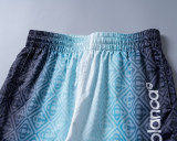 5A Men's Gradient Print Swim Shorts Drawstring Beach Shorts