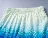 5A Men's Gradient Print Swim Shorts Beach Shorts