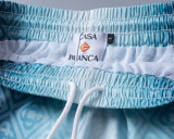 5A Men's Gradient Print Swim Shorts Drawstring Beach Shorts
