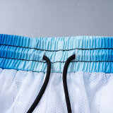 5A Men's Tri-Color Gradient Swim Shorts Beach Shorts