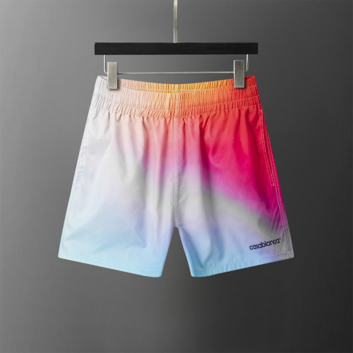 5A Men's Tri-Color Gradient Swim Shorts Beach Shorts