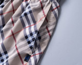 5A Men's Classic Check Swim Shorts Quick-Dry Beach Shorts